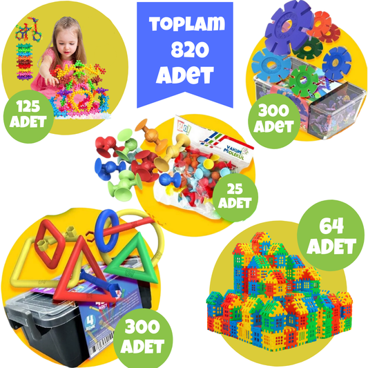 Toylupa™ Eğitici Oyuncaklar Full Set