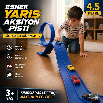 Toylupa™ Esnek Yarış Pisti