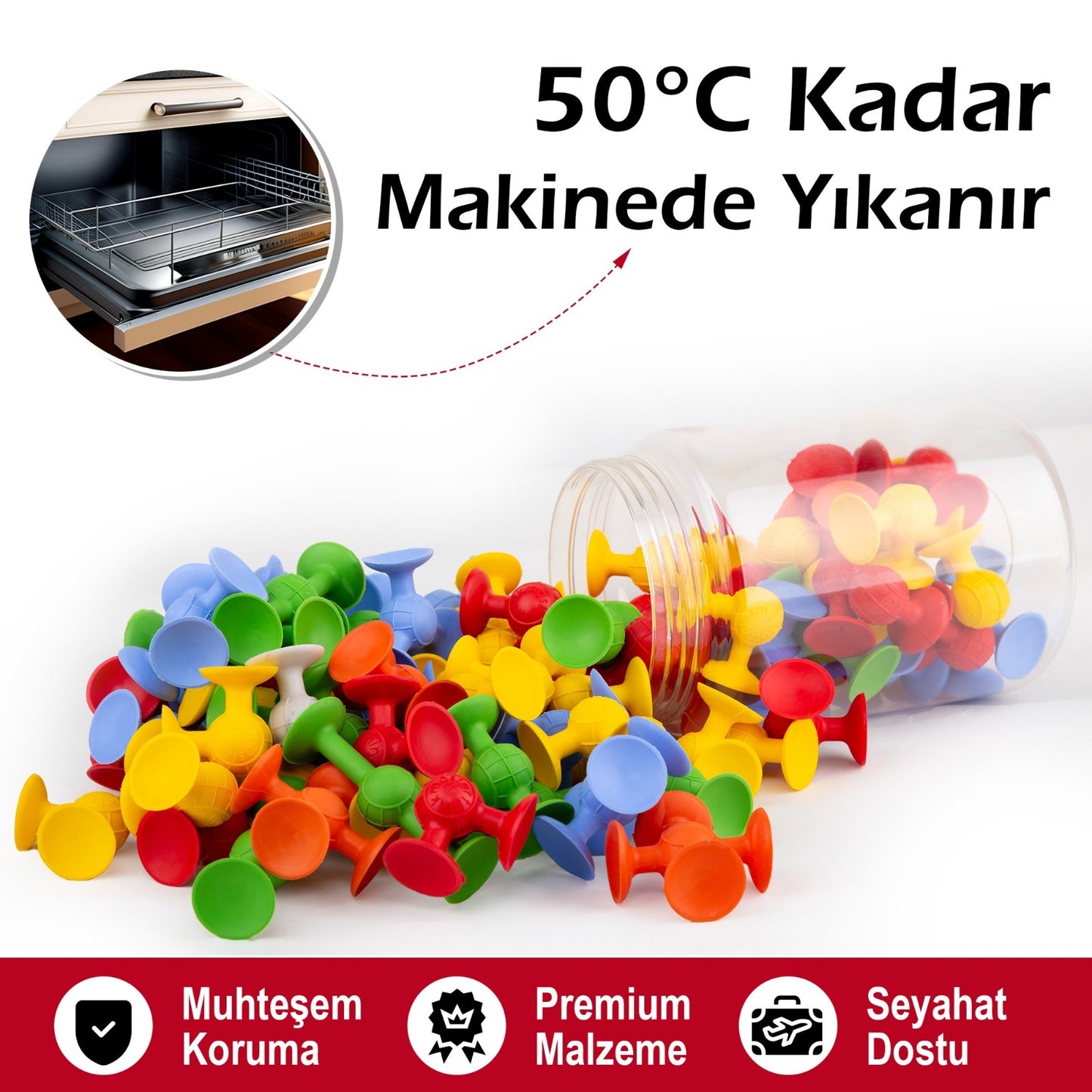 Toylupa Vakumlu Molekül Yapı Taşları 25 Parça
